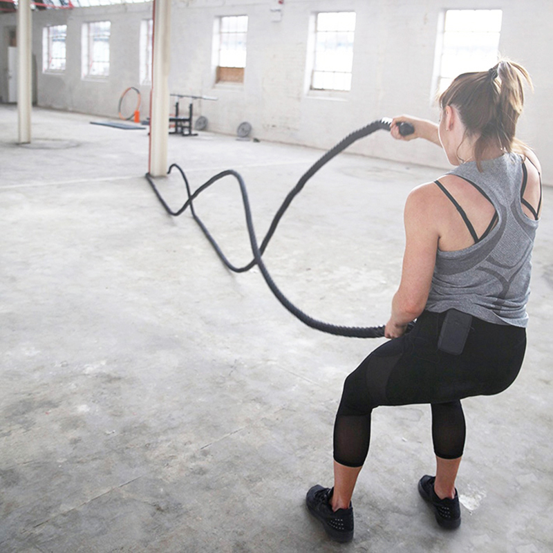 Crossfit Workout With Equipment - 9M/12M/15M Fitness Battle Rope Crossfit Ağır