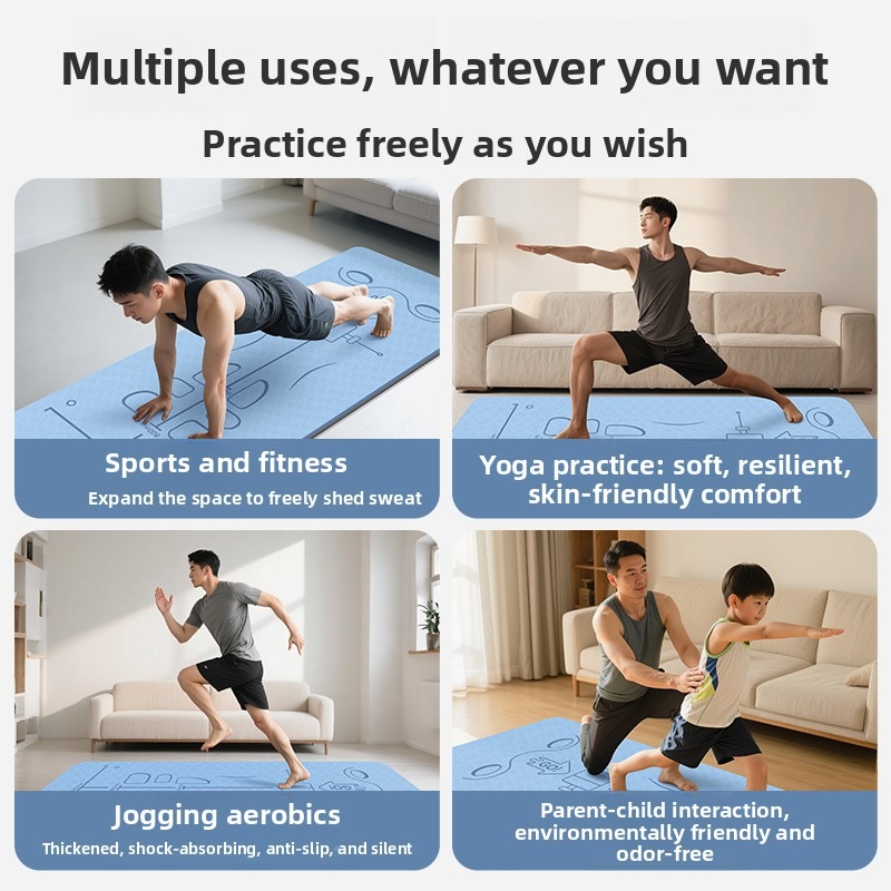 Büyük Boy Yoga Matı Erkek Fitn - Ab Mat Crunch incelemesi ve fiyatı